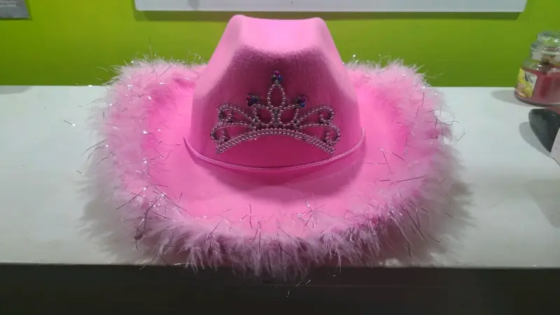 Sombrero vaquero rosa - 1