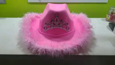 Sombrero vaquero rosa - miniatura 1