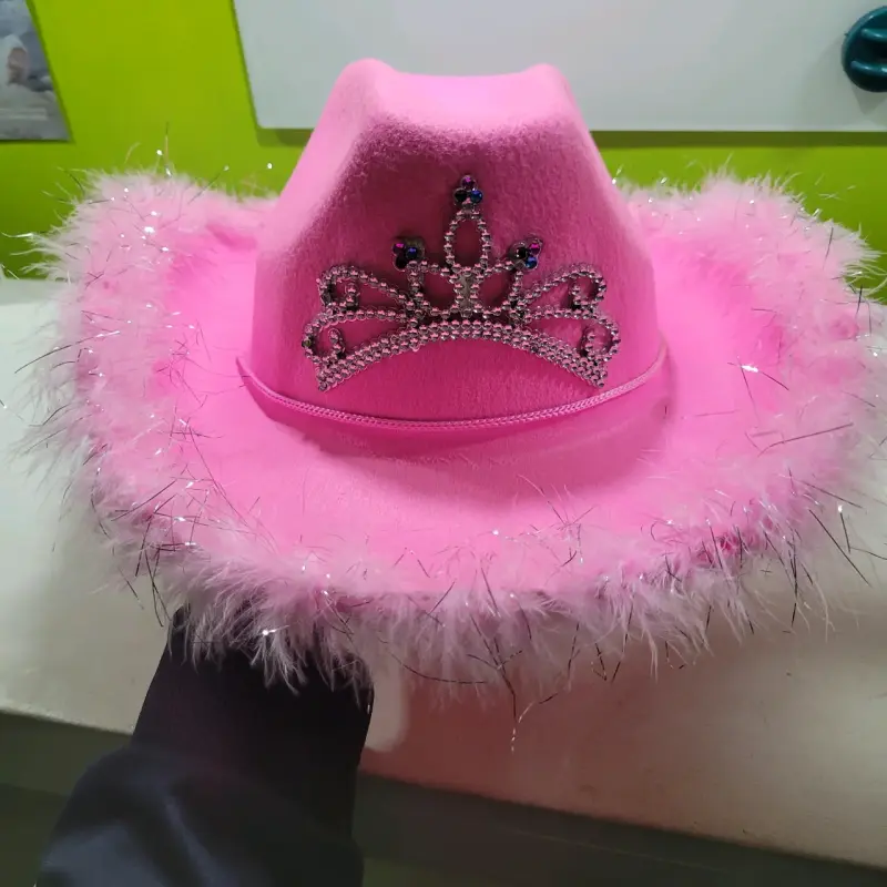 Sombrero vaquero rosa - 2