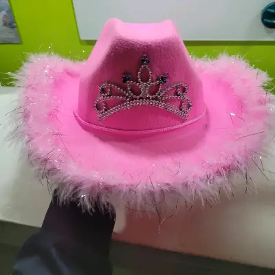 Sombrero vaquero rosa - miniatura 2