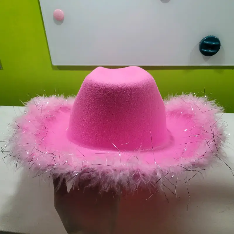 Sombrero vaquero rosa - 3