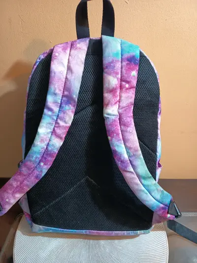 Mochila estampado galaxia multicolor - miniatura 2