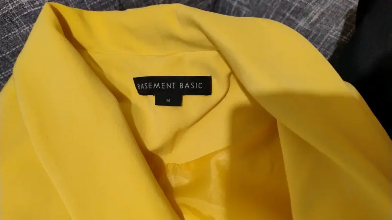 Blazer amarillo Basement para mujer - 2