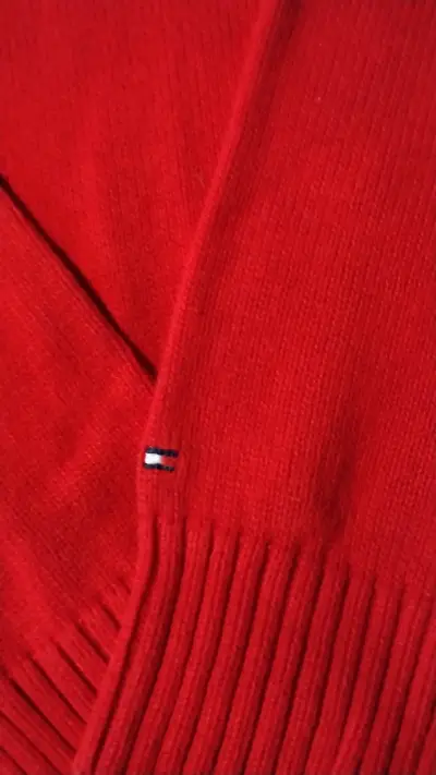 Suéter Tommy Hilfiger rojo y azul - miniatura 3