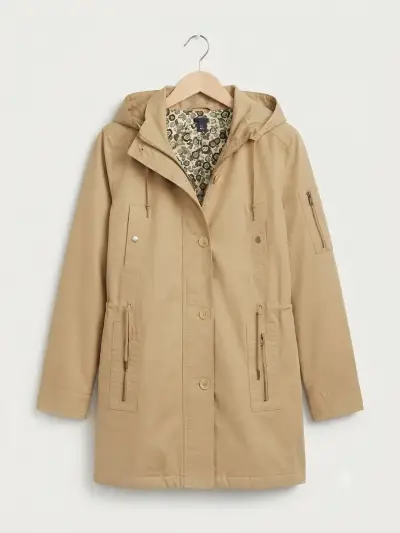 Impermeable beige con capucha GAP - miniatura 1