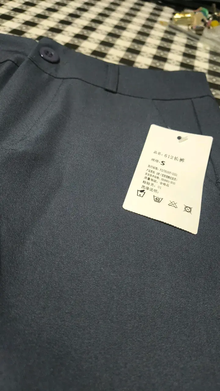 Pantalones de vestir gris oscuro para mujer - 2