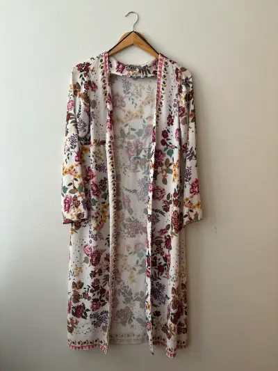 Tapadito floral largo para mujer - miniatura 1