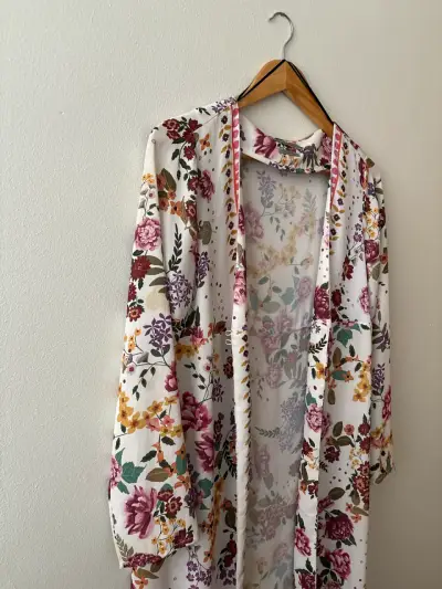 Tapadito floral largo para mujer - miniatura 2