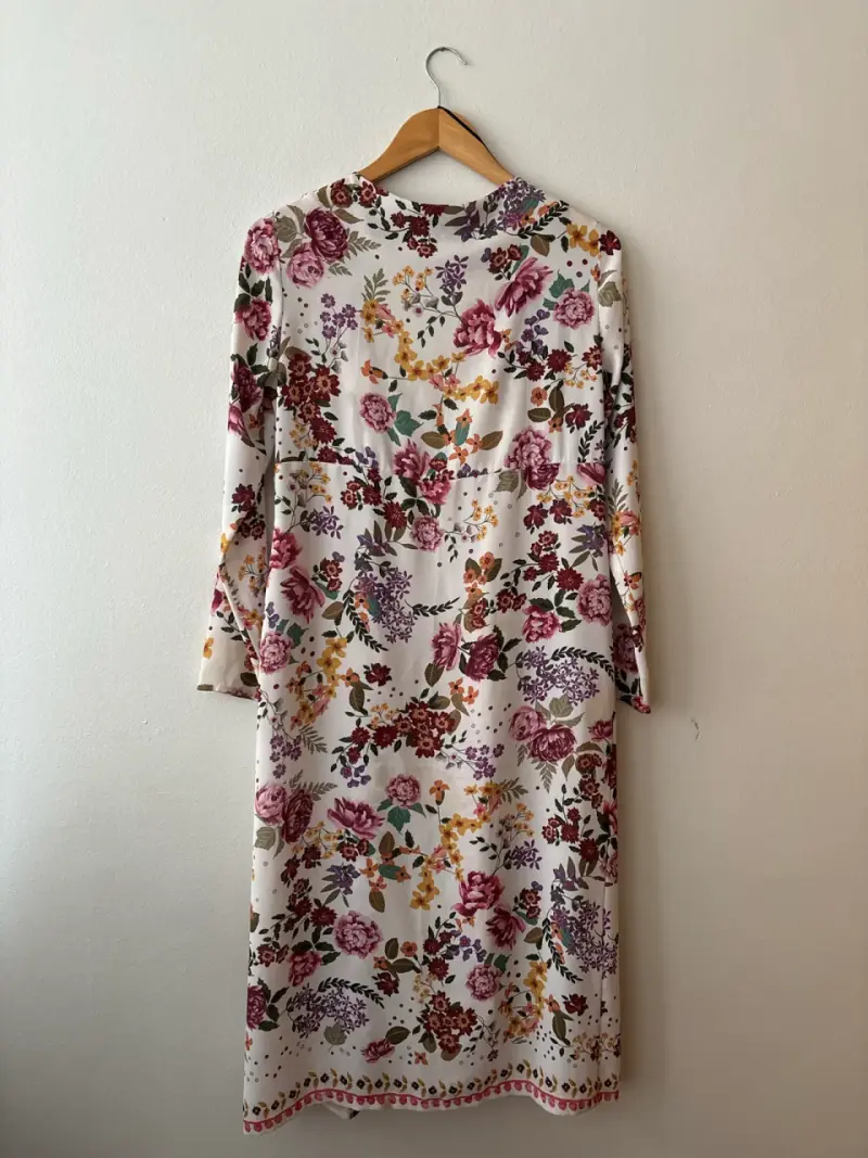 Tapadito floral largo para mujer - 6