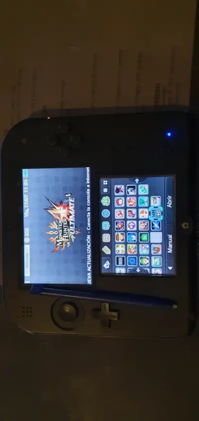 Consola portátil Nintendo 2DS negra - miniatura 3