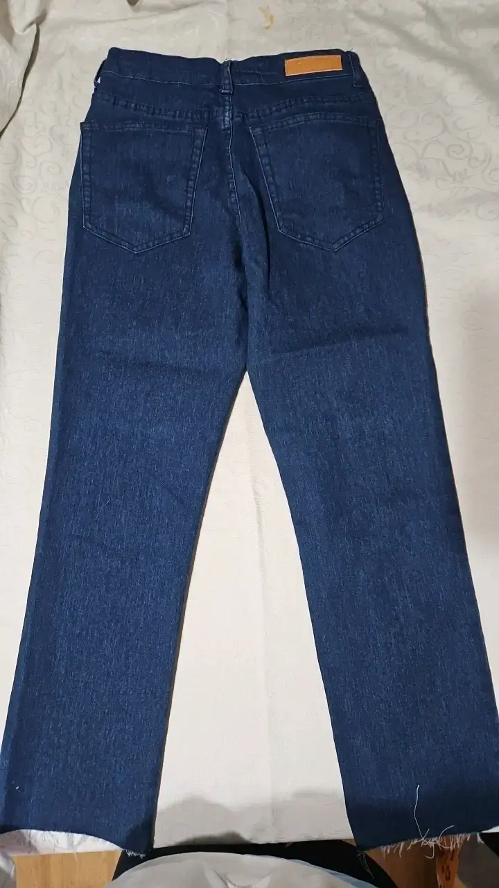 Jeans azul oscuro para mujer - 2