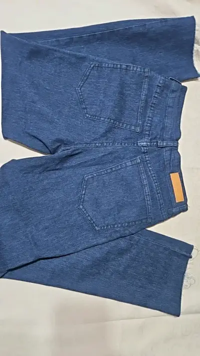 Jeans azul oscuro para mujer - miniatura 3