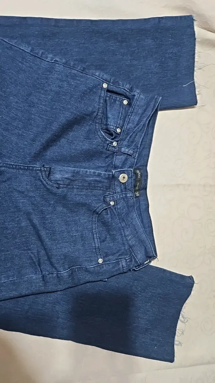 Jeans azul oscuro para mujer - 4