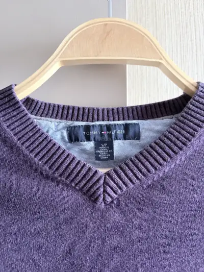 Suéter morado Tommy Hilfiger - miniatura 2