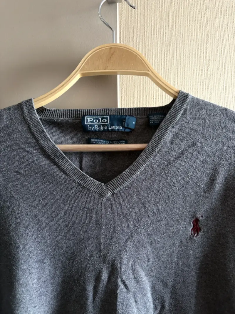 Suéter gris Polo Ralph Lauren para hombre - 2