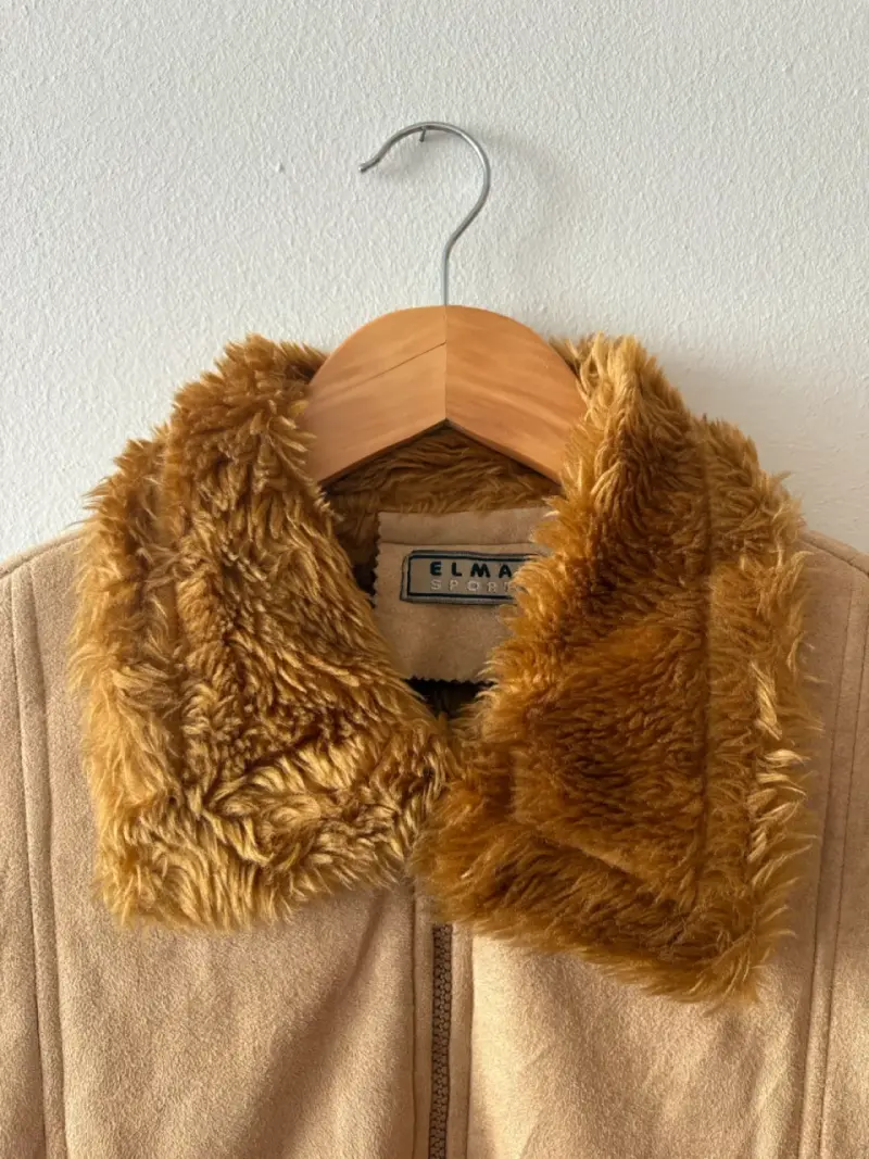 Chaqueta de gamuza con forro de piel sintética - 3