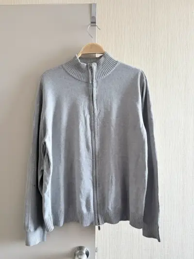 Chaleco gris con cierre completo Calvin Klein - miniatura 1