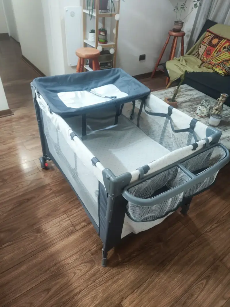 Cuna corral Infanti plegable con cambiador - 2