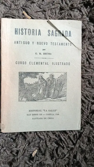 Libro Historia Sagrada Antiguo y Nuevo Testamento - miniatura 1