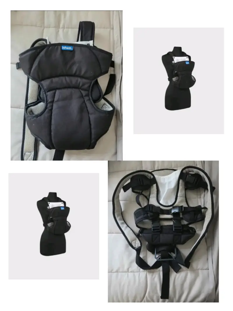Portabebés Infanti negro ergonómico