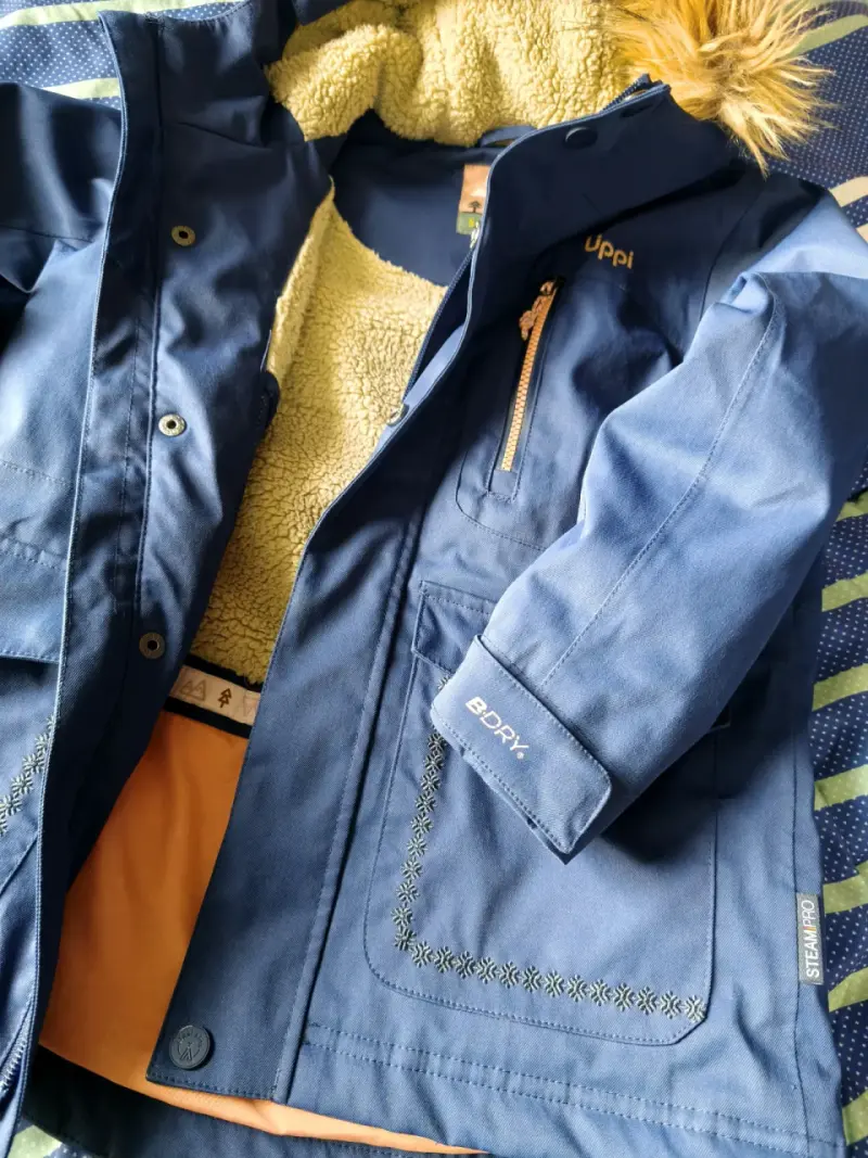 Chaqueta impermeable azul para niños Lippi - 1