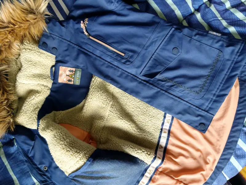 Chaqueta impermeable azul para niños Lippi - 5