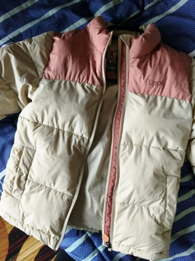 Chaqueta infantil beige y rosada Lippi - 3