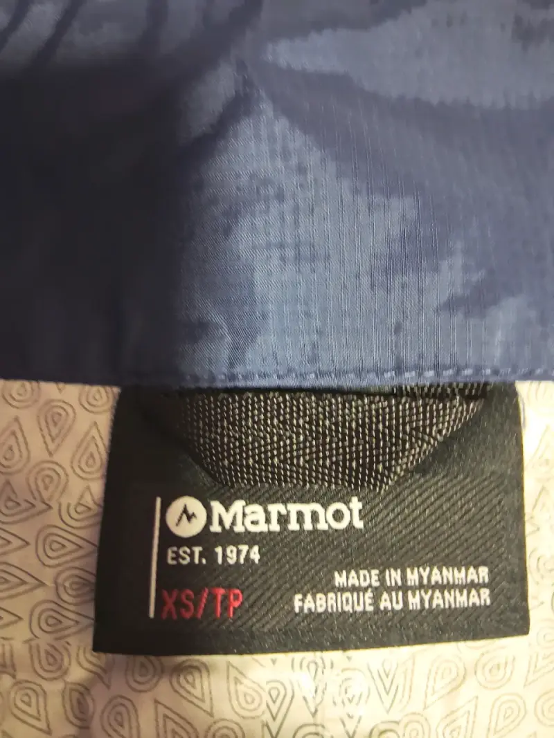 Chaqueta Marmot azul talla XS