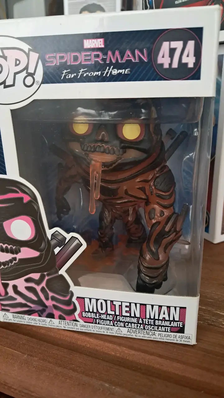 Figura Funko Pop Molten Man Spider-Man