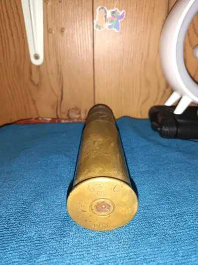 Antigüedad 1913 vaina de Primera Guerra mundial - miniatura 2
