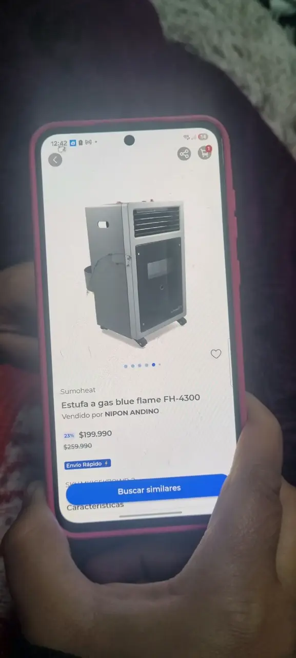 Calefactor a gas portátil con ruedas - 6