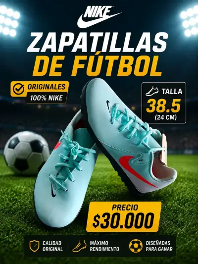 Zapatillas de fútbol Nike originales - miniatura 1