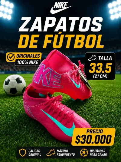 Zapatillas de fútbol Nike originales - miniatura 3