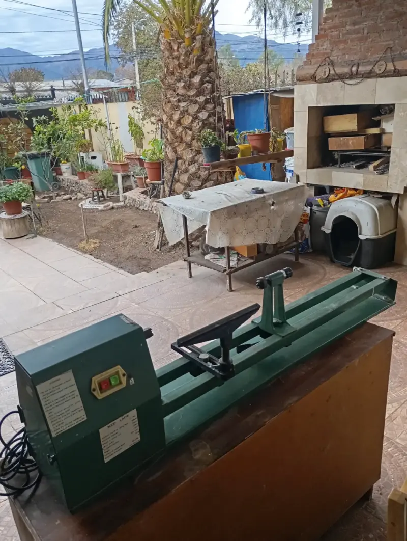 Torno de madera verde para carpintería - 2
