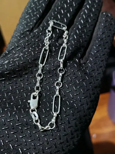 Pulsera de plata estilo cadena 925 - miniatura 1