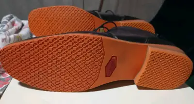 Botines de cuero negros para hombre - miniatura 3