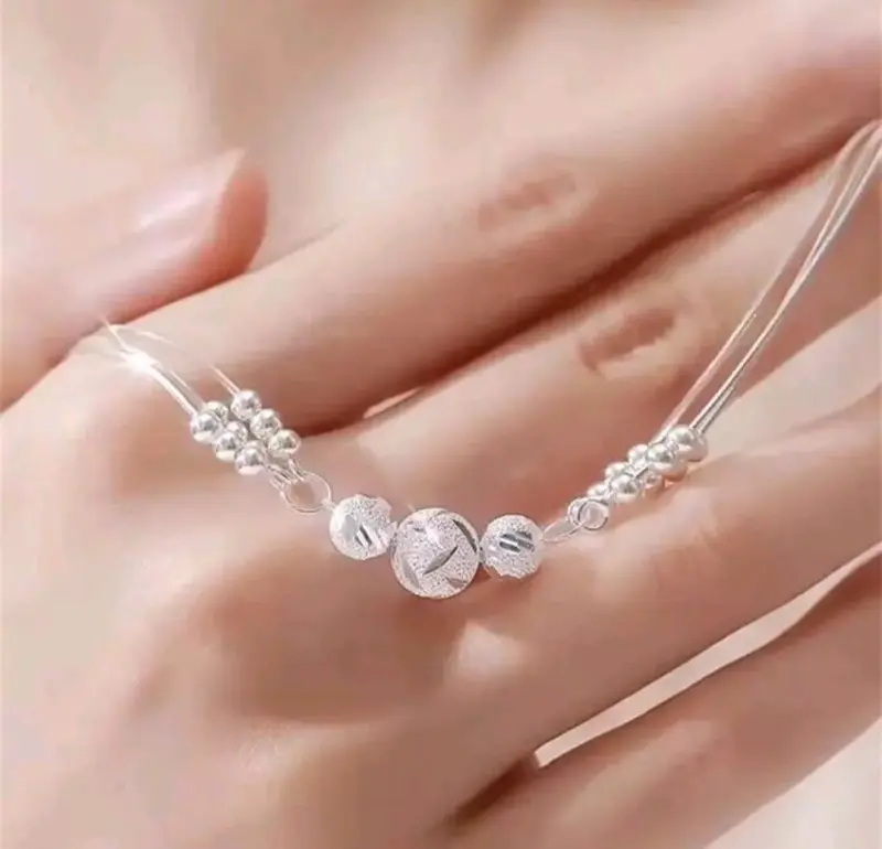 Pulsera de plata 925 con diseño elegante - 2