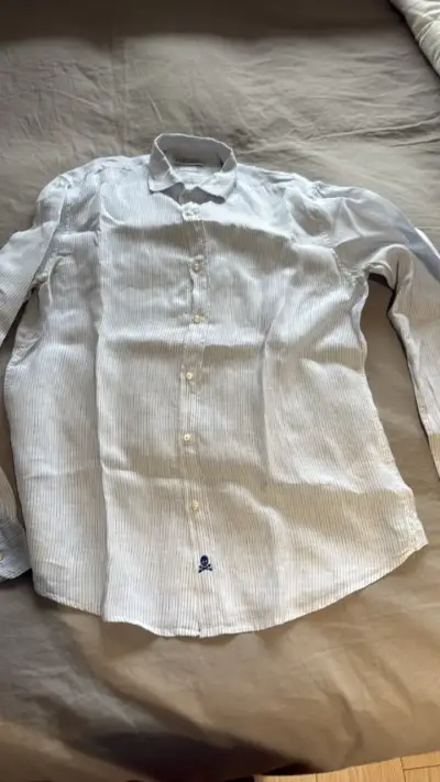 Camisa de rayas blancas para hombre - miniatura 1