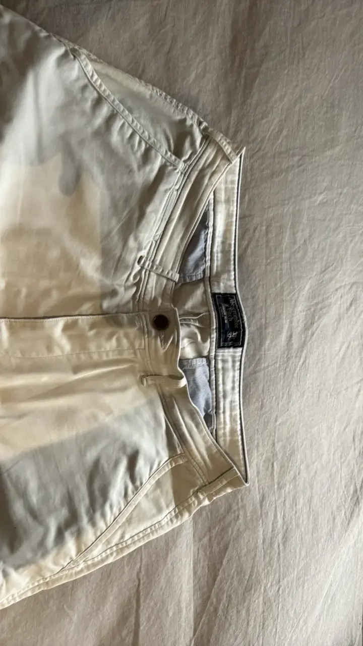 Pantalones beige casuales para hombre - 3