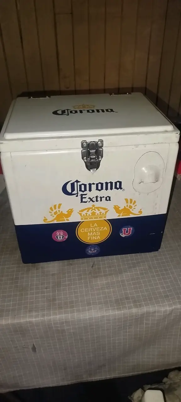 Cooler metálico Corona Extra vintage - 2