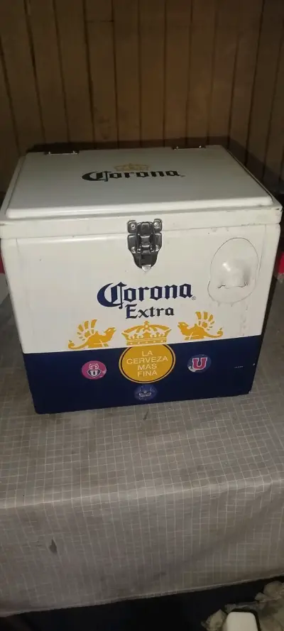 Cooler metálico Corona Extra vintage - miniatura 2