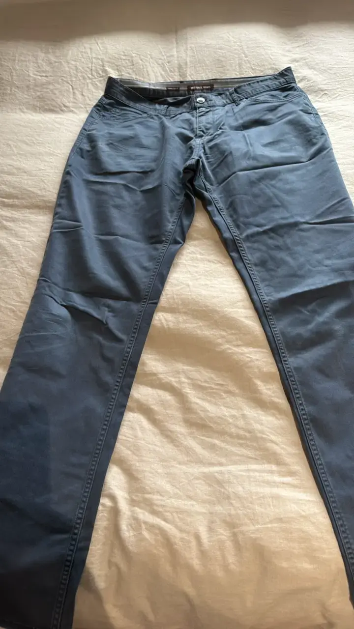 Pantalones azul marino para hombre - 1