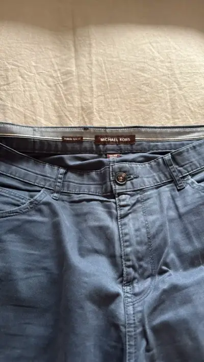 Pantalones azul marino para hombre - miniatura 2