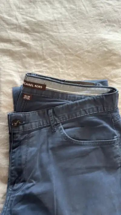 Pantalones azul marino para hombre - miniatura 4