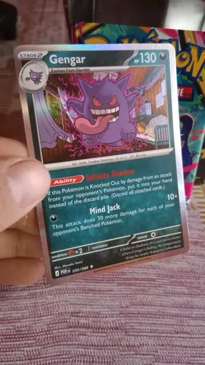 Carta Pokémon Gengar 050/088 Holo Rara - miniatura 3