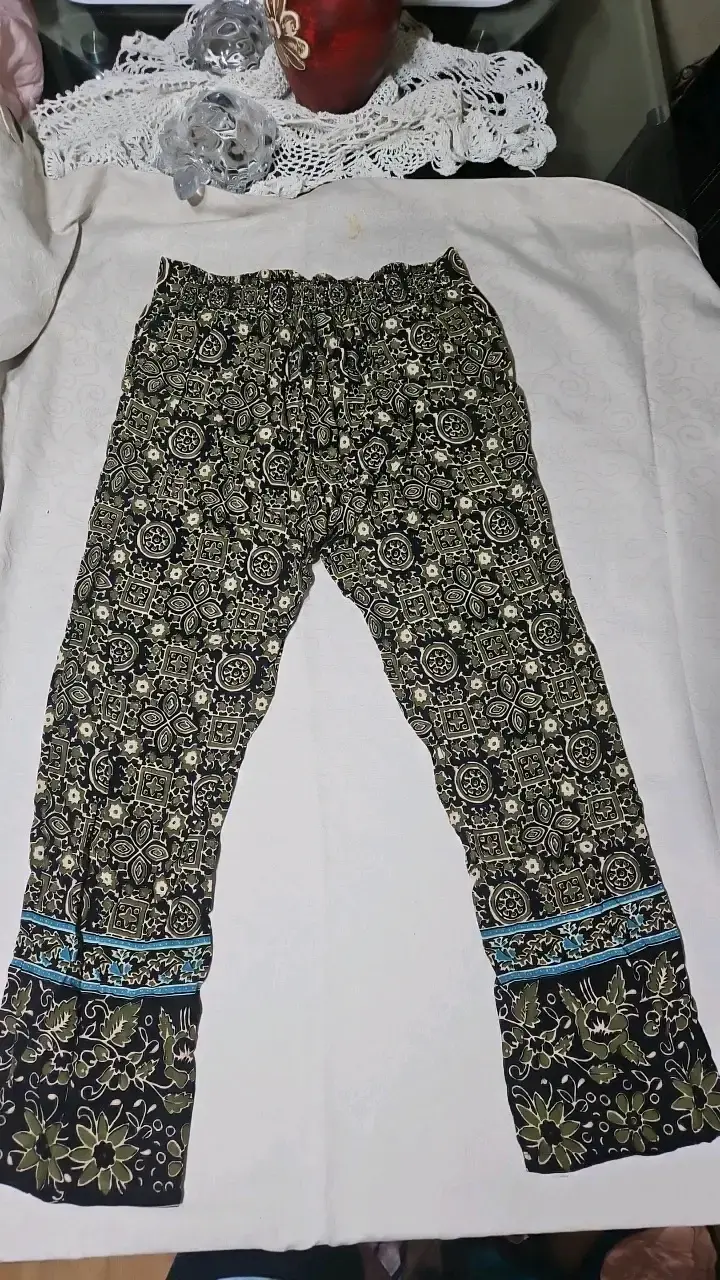 Pantalones estampados bohemios para mujer - 2