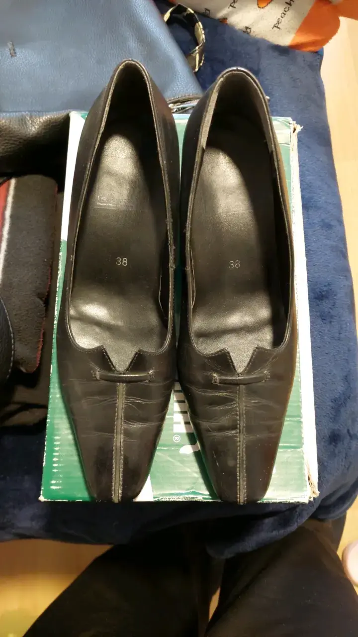 Zapatos tacón negro talla 36 - 1