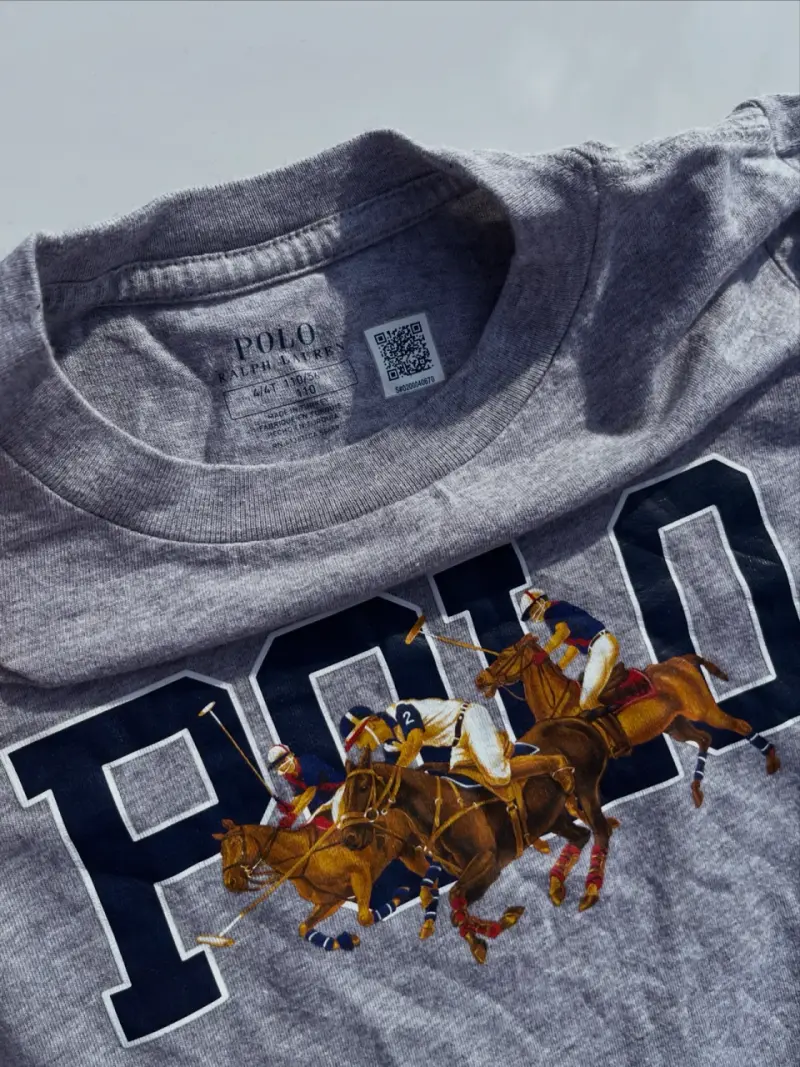 Polera manga larga Polo Ralph Lauren gris - 2