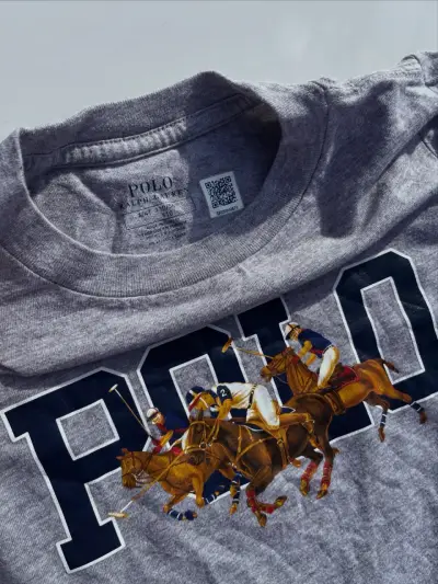 Polera manga larga Polo Ralph Lauren gris - miniatura 2