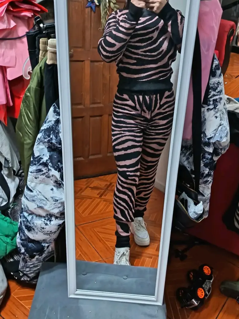 Conjunto de lanilla talla L tela full elásticada